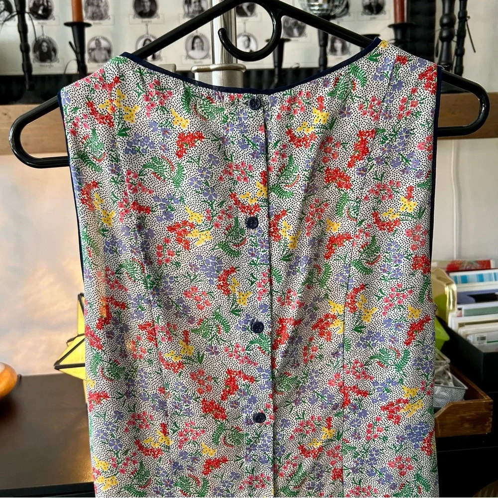 Zara Basic Floral Sleeveless Shift Dress - Picture 4 of 7